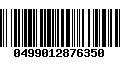 Código de Barras 0499012876350