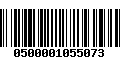 Código de Barras 0500001055073