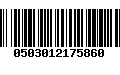 Código de Barras 0503012175860