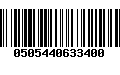 Código de Barras 0505440633400