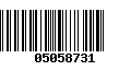 Código de Barras 05058731