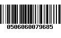 Código de Barras 0506060079685