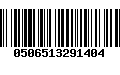 Código de Barras 0506513291404