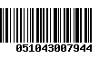 Código de Barras 051043007944