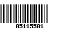 Código de Barras 05115501