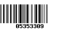 Código de Barras 05353309