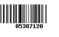 Código de Barras 05387120