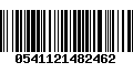 Código de Barras 0541121482462