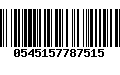 Código de Barras 0545157787515
