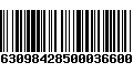 Código de Barras 05463098428500036600362