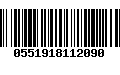 Código de Barras 0551918112090