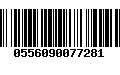 Código de Barras 0556090077281