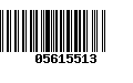 Código de Barras 05615513