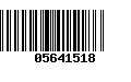 Código de Barras 05641518