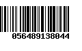 Código de Barras 056489138044