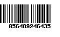 Código de Barras 056489246435