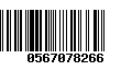 Código de Barras 0567078266