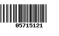 Código de Barras 05715121