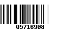 Código de Barras 05716908