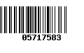 Código de Barras 05717583