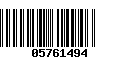 Código de Barras 05761494