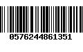 Código de Barras 0576244861351