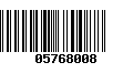 Código de Barras 05768008