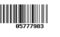 Código de Barras 05777983