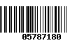 Código de Barras 05787180