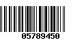 Código de Barras 05789450