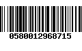 Código de Barras 0580012968715