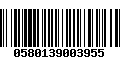 Código de Barras 0580139003955