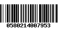 Código de Barras 0580214007953