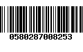 Código de Barras 0580287008253