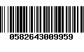 Código de Barras 0582643009959