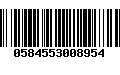 Código de Barras 0584553008954