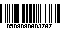 Código de Barras 0589090003707