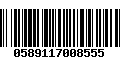 Código de Barras 0589117008555