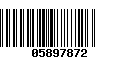 Código de Barras 05897872