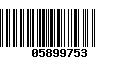 Código de Barras 05899753