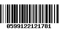 Código de Barras 0599122121781