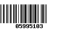 Código de Barras 05995103