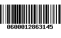 Código de Barras 0600012863145