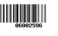 Código de Barras 06002596