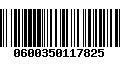 Código de Barras 0600350117825