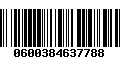 Código de Barras 0600384637788