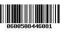 Código de Barras 0600508446081