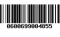 Código de Barras 0600699004855