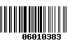 Código de Barras 06010383