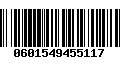 Código de Barras 0601549455117